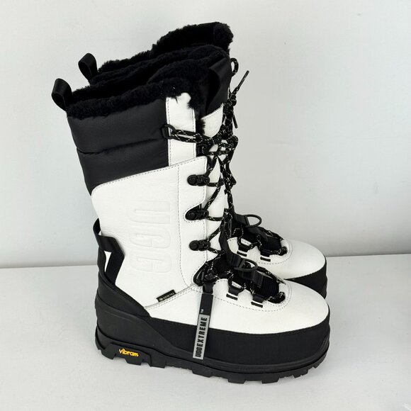 Men's 5, Women's 6- UGG SHASTA TALL EXTREME WATERPROOF Gortex Boots - White - Picture 1 of 7